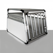Topmast Autobench Aluminium - Stevige Reisbench - Ronde Buizen - Lichtgrijs