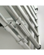 Topmast Autobench Aluminium - Stevige Reisbench - Ronde Buizen - Lichtgrijs
