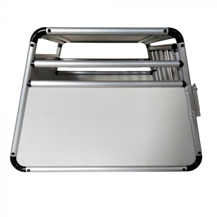 Topmast Autobench Aluminium - Stevige Reisbench - Ronde Buizen - Lichtgrijs