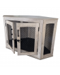 Topmast Luxeus Bench Mira - Hoekmodel - 109 x 60 x 67 cm - Grey Weathered