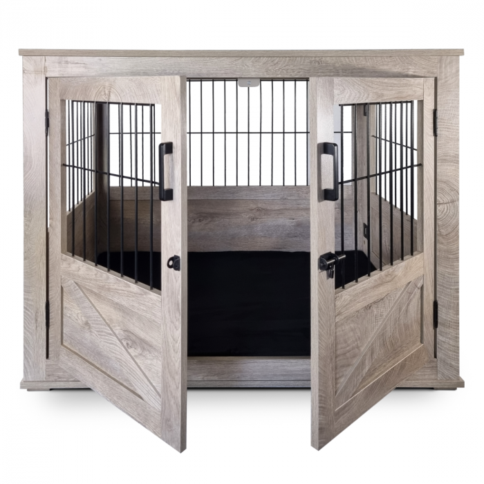 Topmast Luxueus Bench Rustic - Medium - 79 x 57 x 62 cm - Grey Weathered