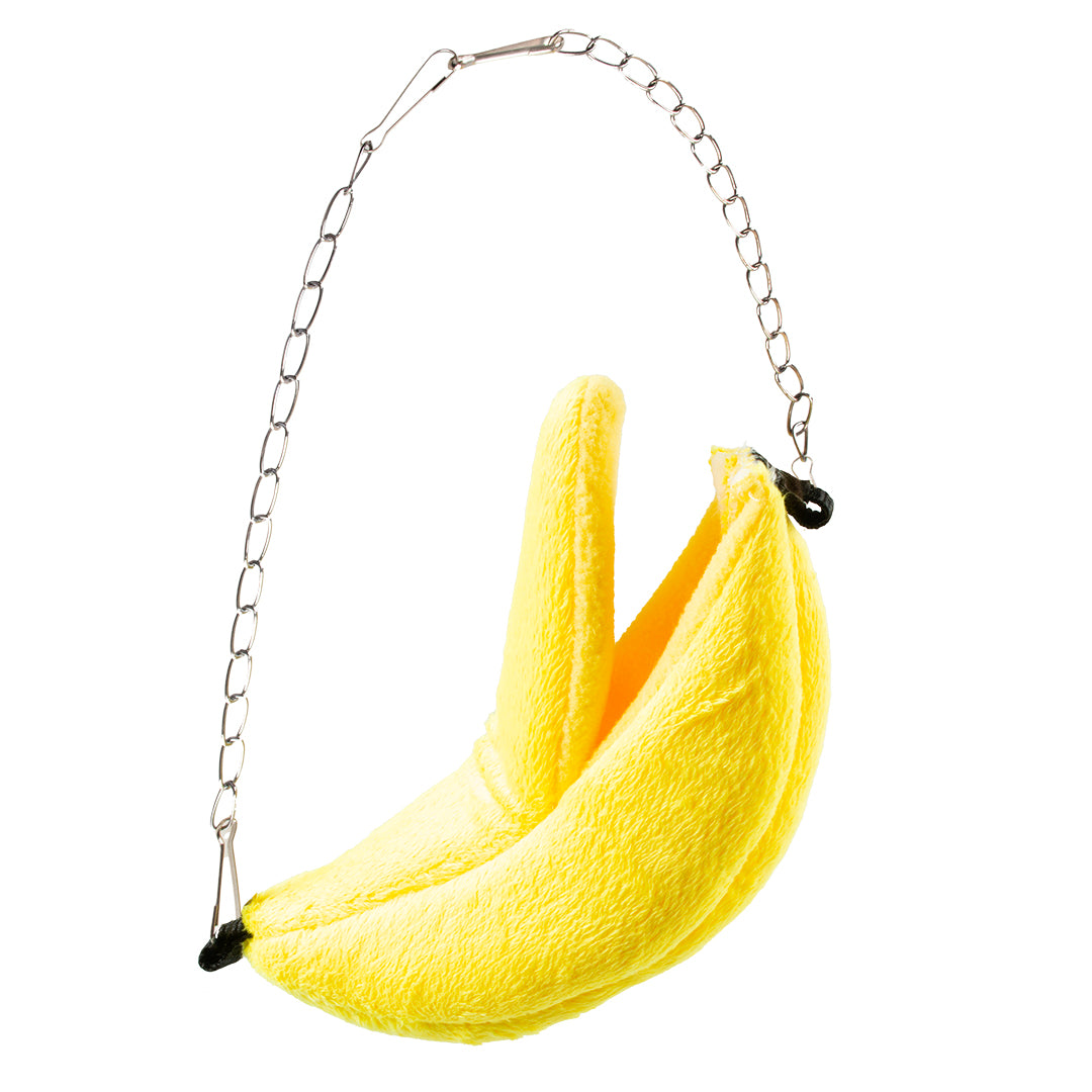 Banaan huis pluche Geel