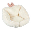 Bunny mand pluche Wit S