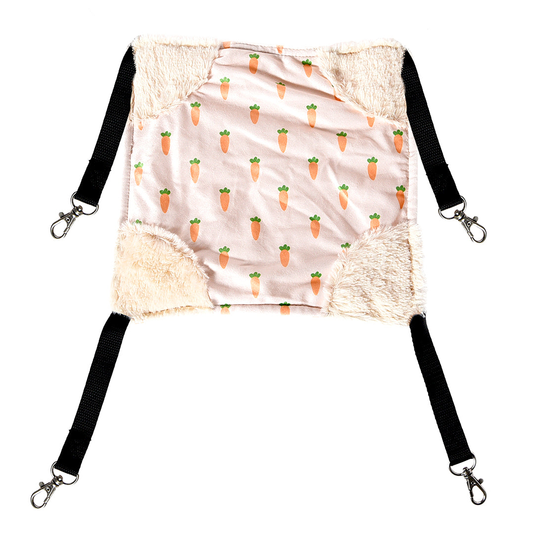 Carrot hangmat pluche Meerkleurig S