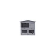 Topmast Konijnenhok hout 101 X 55 X 100 CM grey washed