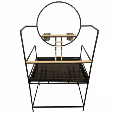 Topmast Papegaaienstandaard Rio - Antraciet - 74 x 104 x 157 cm