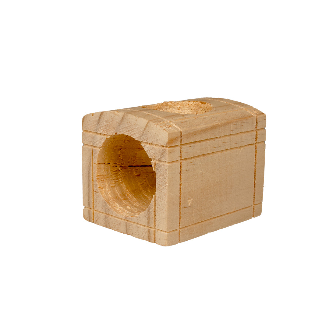 Houten schatkist knaagdierenspeeltje Houtkleurig