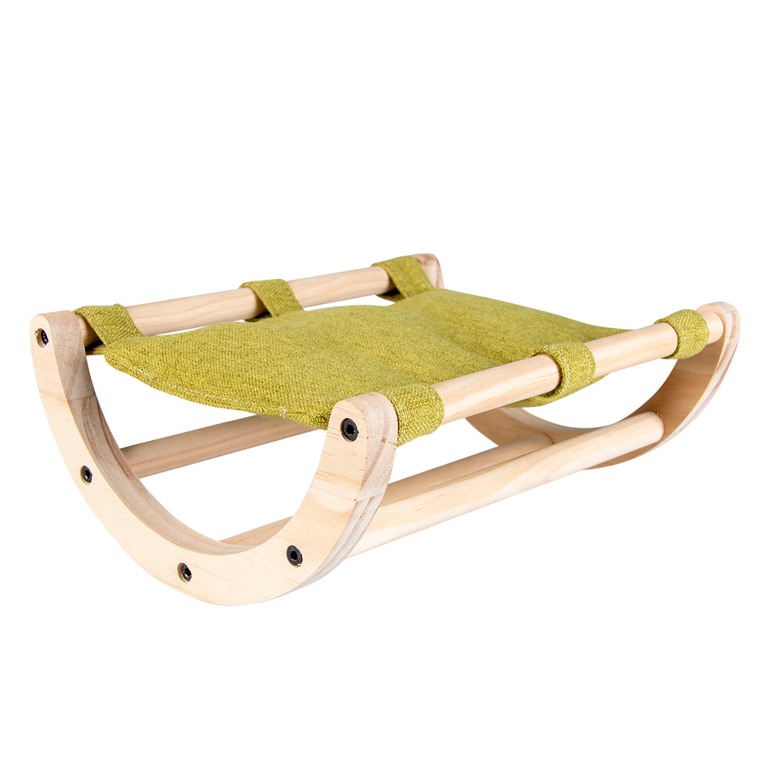 Houten schommelbed Meerkleurig