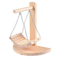 Houten schommelstoel