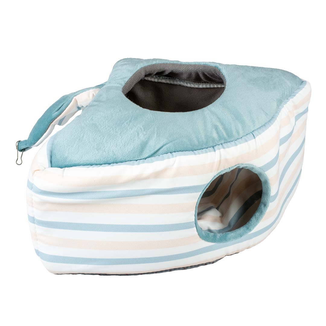 Striped hoekhuis pluche Meerkleurig