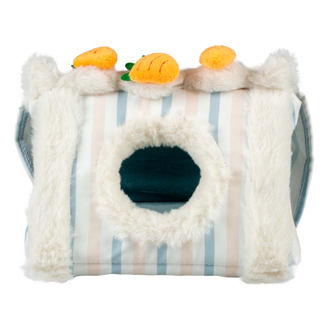 Striped triangel huis pluche Meerkleurig M