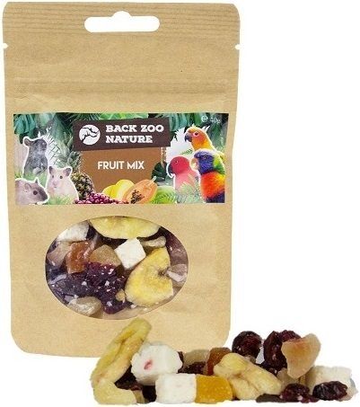 ZF1880 FRUITMIX SNACK 40G BACK ZOO NATURE