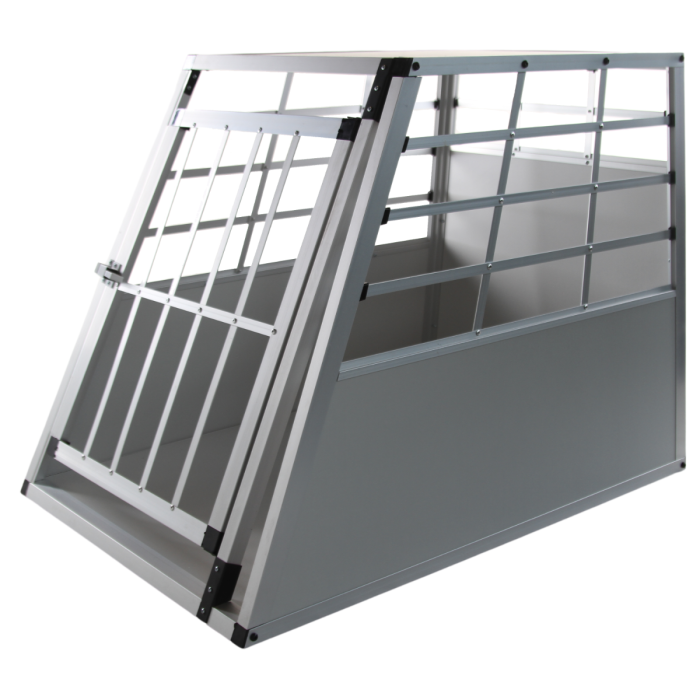 TOPMAST AUTOBENCH ELLIPSE - MEDIUM - 69 X 54 X 50 CM - LICHTGRIJS - ALUMINIUM REISBENCH
