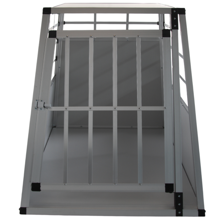 TOPMAST AUTOBENCH ELLIPSE - MEDIUM - 69 X 54 X 50 CM - LICHTGRIJS - ALUMINIUM REISBENCH