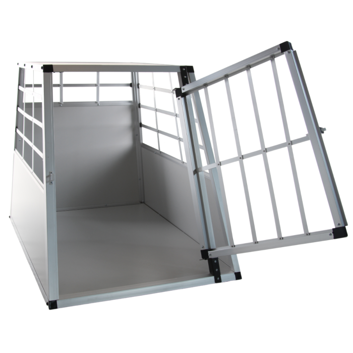 TOPMAST AUTOBENCH ELLIPSE - MEDIUM - 69 X 54 X 50 CM - LICHTGRIJS - ALUMINIUM REISBENCH