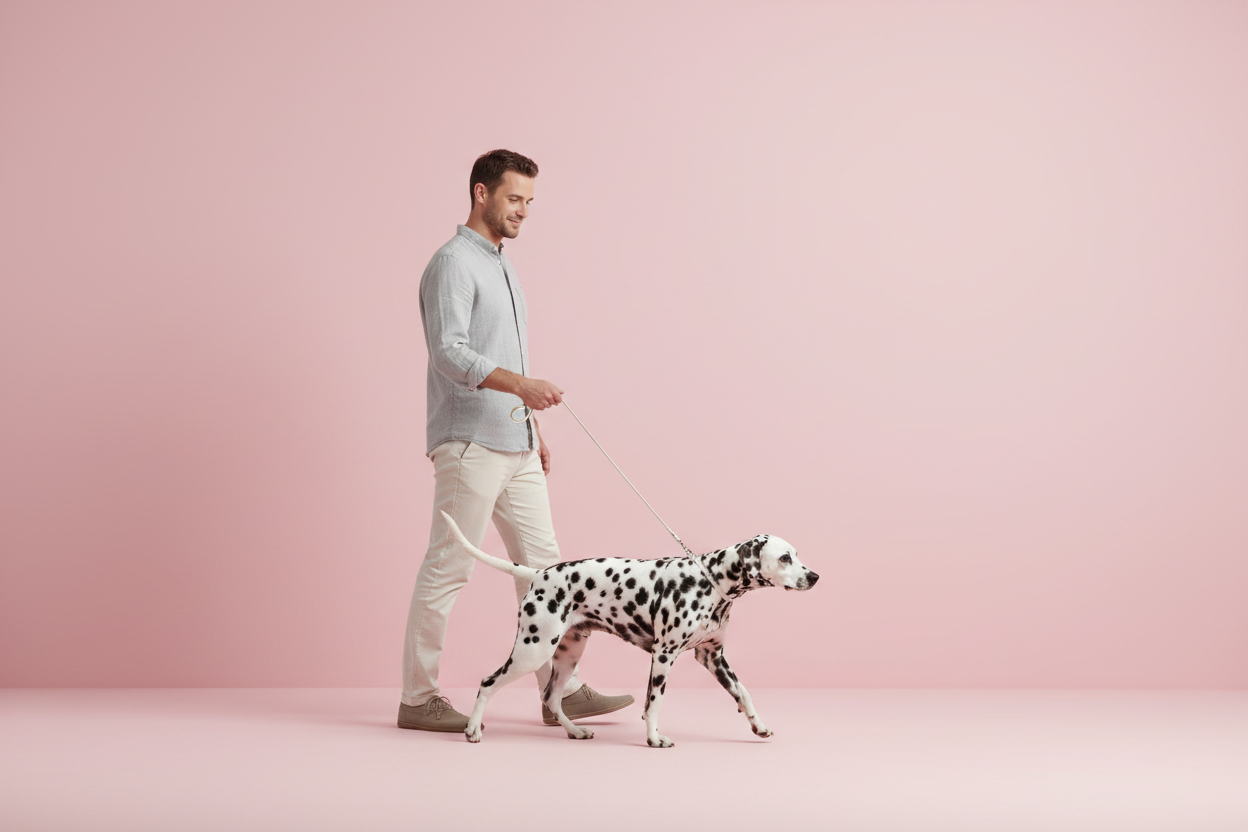 Verander de hond naar een dalmatier 